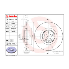 Discos dianteiros jaguar epace p300 2020+ 09.c492.11 (o par) na internet