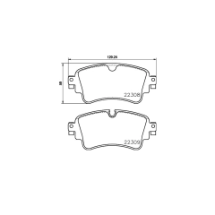 Pastilha Freio Brembo Tras Audi A4 A5 17+ E Rs5 19+ P85154