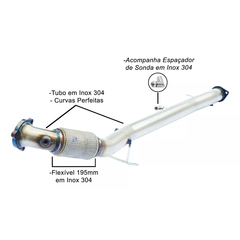 DOWNPIPE VOLVO C30 T5 2007 a 2013 - V40 T5 2013 a 2015 | TB-0067 - comprar online