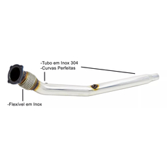 DOWNPIPE THS INOX 304 03 POL. GOLF A3 1.8 20V TURBO | THS-0032 - comprar online