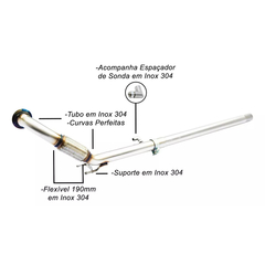 DOWNPIPE THS INOX 304 2.5 POL. JETTA FUSCA 211CV | THS-0041 - comprar online