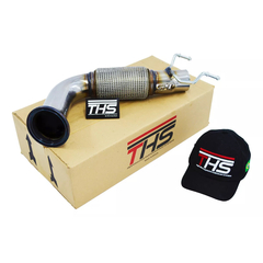 DOWNPIPE THS INOX 304 03 POL. BMW X1 X2 2017/.. 220i 225i 2.0 B48 TURBO | THS-0051-X1
