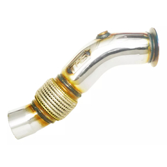 DOWNPIPE INOX 304 3.5 POL. BMW X3 X4 3.0 TURBO |THS-0080 - loja online