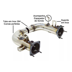 DOWNPIPE THS INOX 304 PORSCHE 911 CARRERA 3.8 TURBO S 991.2 2016 A 2019 | THS-0097A-THS-0098A - comprar online