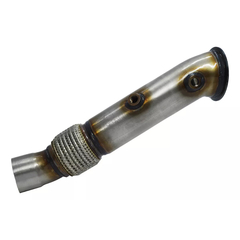 DOWNPIPE THS INOX 304 3.5 POL. BMW X5 X6 535 3.0 TURBO N55 07-2013/.. (EWG) | THS-0147 - CAR PERFORMANCE
