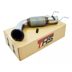 DOWNPIPE THS INOX 304 3.5 POL. BMW 320i g20 2019+ 2.0t B48 TURBO | THS-0154 - CAR PERFORMANCE