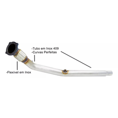 DOWNPIPE THS LIGHT LINE INOX 409 GOLF A3 1.8 20V TURBO | THSL-0032 - comprar online