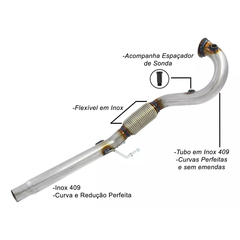 DOWNPIPE THS LIGHT LINE INOX 409 GOLF 1.4 TSI - AUDI A3 1.4 TSI | THSL-0033 - comprar online