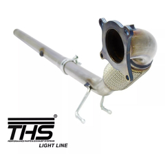 DOWNPIPE THS LIGHT LINE 3.0 x 2.5 POL. A3 JETTA FUSCA 200CV | THSL-0040 - CAR PERFORMANCE
