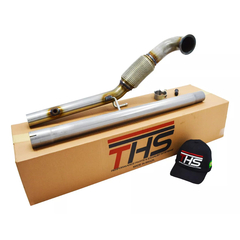 DOWNPIPE THS INOX 409 DE 3.0 x 2.5 POL. JETTA FUSCA 211CV |THSL-0041