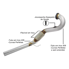 DOWNPIPE THS LIGHT LINE INOX 409 AUDI A3 1.8 2013/... | THSL-0048 - comprar online