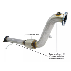 DOWNPIPE THS LIGHT LINE INOX 409 RANGER 3.2 DIESEL 2012 A 2016 | THSL-0102 na internet