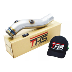 DOWNPIPE THS 3.5 POL. INOX 409 BMW X5 X6 535 540 640 N55 2011/... (PWG) | THSL-0119