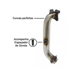 DOWNPIPE CAT DELETE CIVIC R18 1.8 16V 2008 a 2011 Flex | THSL-0126 - comprar online