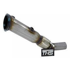 DOWNPIPE THS LIGHT LINE INOX 409 3.5 POL. BMW X1 X3 X4 2.0 TURBO N20 | THSL-0145 - CAR PERFORMANCE
