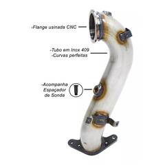 DOWNPIPE THS INOX 409 03 POL. CRUZE TRACKER 1.4 TURBO 2022 EM DIANTE | THSL-0168 - comprar online