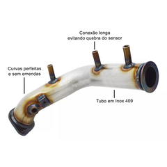 DOWNPIPE THS INOX 03 POL. HILUX 2.8 TURBO DIESEL- MAIO 2022 EM DIANTE | THSL-0174 - comprar online