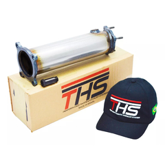 DOWNPIPE THS INOX 409 DE 3.5 POL. AUDI A6 A7 2.0 TURBO 2016/2022 | THSL-0176