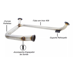 DOWNPIPE THS INOX 409 PORSCHE 718 CAYMAN BOXSTER S GTS 2017 EM DIANTE | THSL-0190 - comprar online