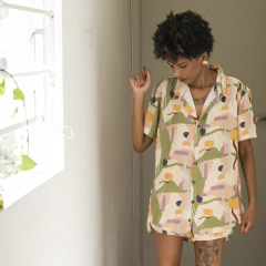 Shorts Orgânica Bege