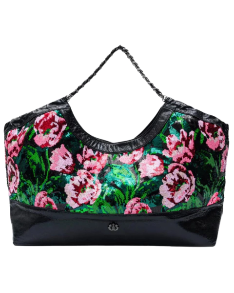 BOLSA MAXI ISLA SHOPPER DANNY BORDADA EM PAÊTES - REF 161647 - comprar online