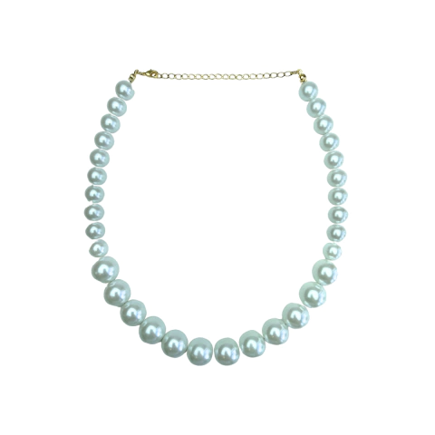 COLAR SEMIJOIA PÉROLAS DEGRADÊ - REF 136547