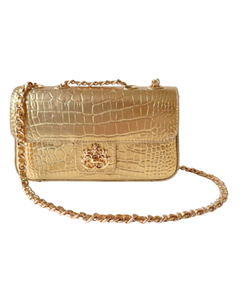 BOLSA ISLA ANNE EM COURO NEW CROCO - REF 144796 - comprar online