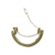 PRESILHA METAL ARCO MEIA LUA - REF 160757 - loja online