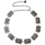CINTO PLACA METAL SQUARE - REF 165060