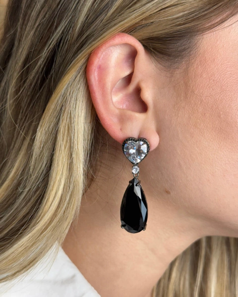 BRINCO SEMIJOIA HEART PONTO DE LUZ - REF 120885 - comprar online