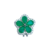 PINGENTE PRATA 925 CHARM FLOR PEDRA - REF 161399 - comprar online