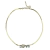 COLAR SEMIJOIA MALHA LOVE HEART - REF 148724