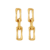 BRINCO HECTOR ALBERTAZZI LONGO ELOS OURO VINTAGE - REF 162498