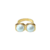 ANEL SEMIJOIA DUO PÉROLA SHELL - REF 163017