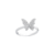 ANEL SEMIJOIA CRAVEJADO BUTTERFLY - REF 161044
