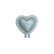 PINGENTE PRATA 925 CHARM HEART CRAVEJADO - REF 161399