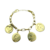 PULSEIRA SEMIJOIA CORRENTE MEDALHAS - REF 137176