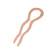 PALITO BIANCA HAIR STICK DUO ROUNDED - REF 134348
