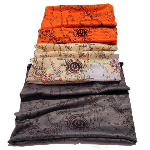 CUELLO BANDANA MAPA DELTA - comprar online
