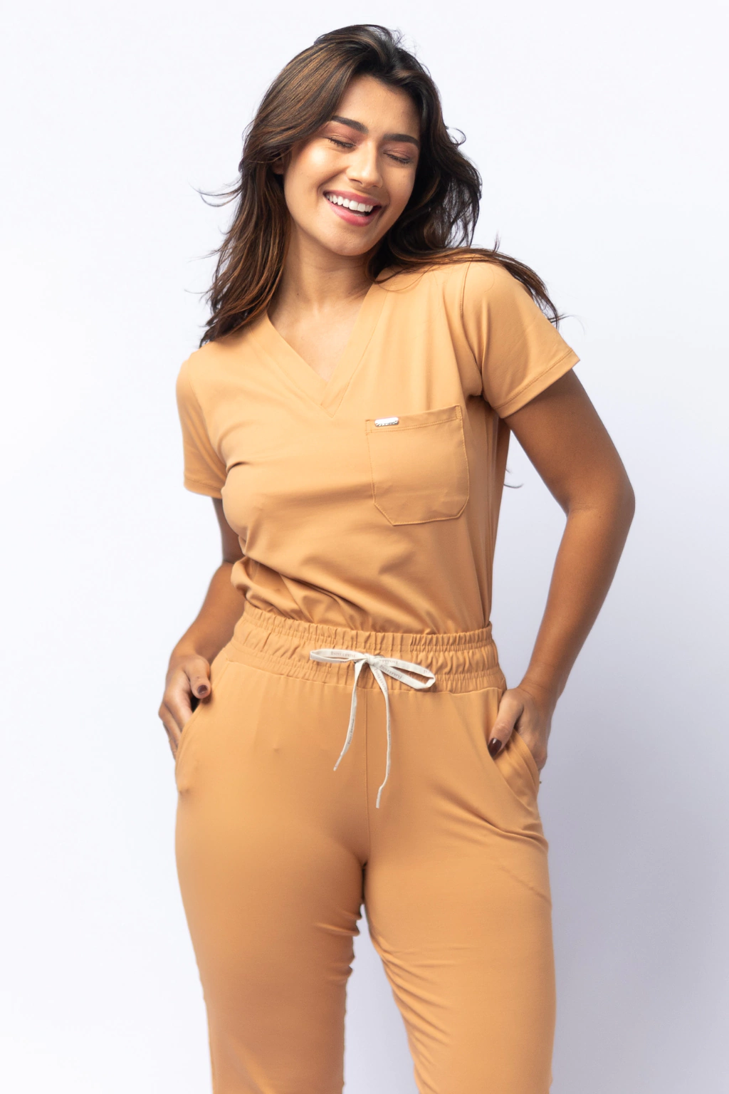 Scrub Ana Feminino Caramelo