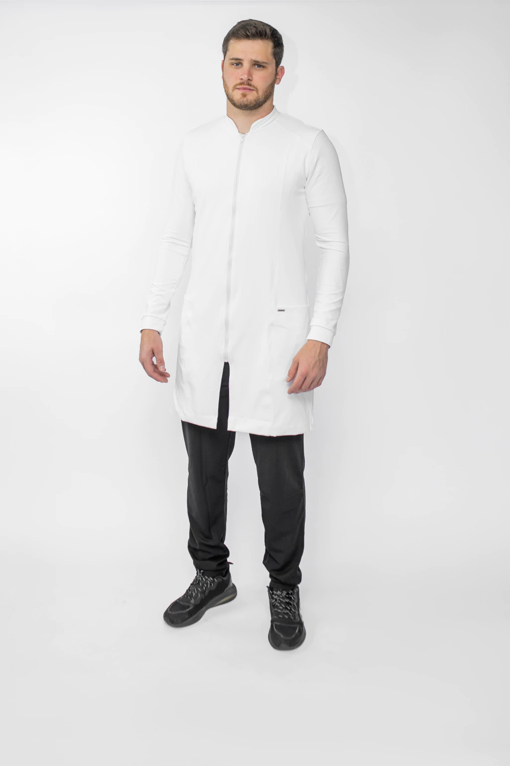 Jaleco Fit Masculino Branco