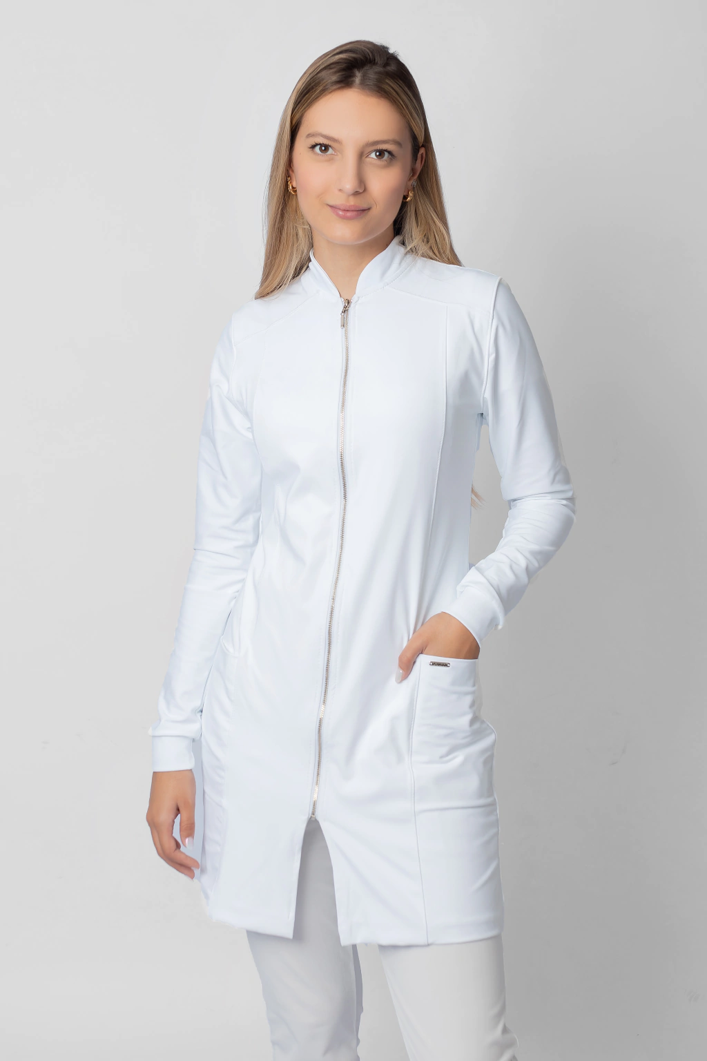 Jaleco Fit Feminino Branco