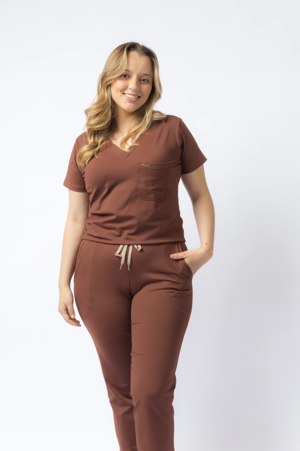 Scrub Ana Feminino Café