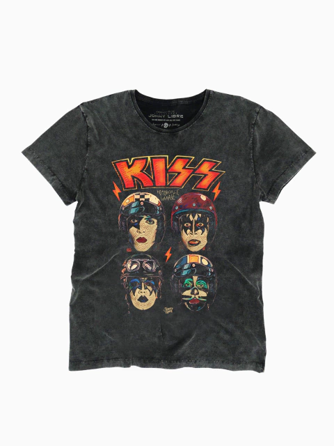 Camiseta Kiss Motorcycle Band