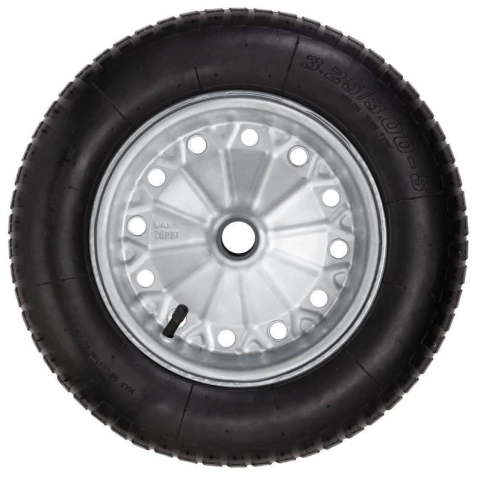 RODA CARRIOLA 3258 N Pneumática ,eixo 1" Bucha