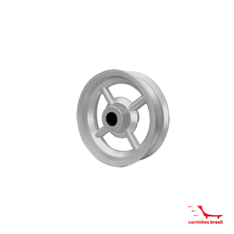 ARO EM ALUMÍNIO 3.50x8 A-N , eixo 1" (25,4mm) bucha