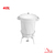 Lixeira 40 lts c/pedal metálico 40 litros E8P