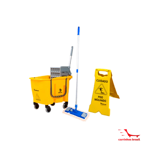 Balde espremedor Mop Plano KIT PROMOCIONAL FLEX PLANO 1 KT30FP