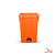 Lixeira 100 lts c/pedal e rodas Bralimpia - loja online