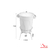 Lixeira 60 lts c/pedal metálico E8M - comprar online